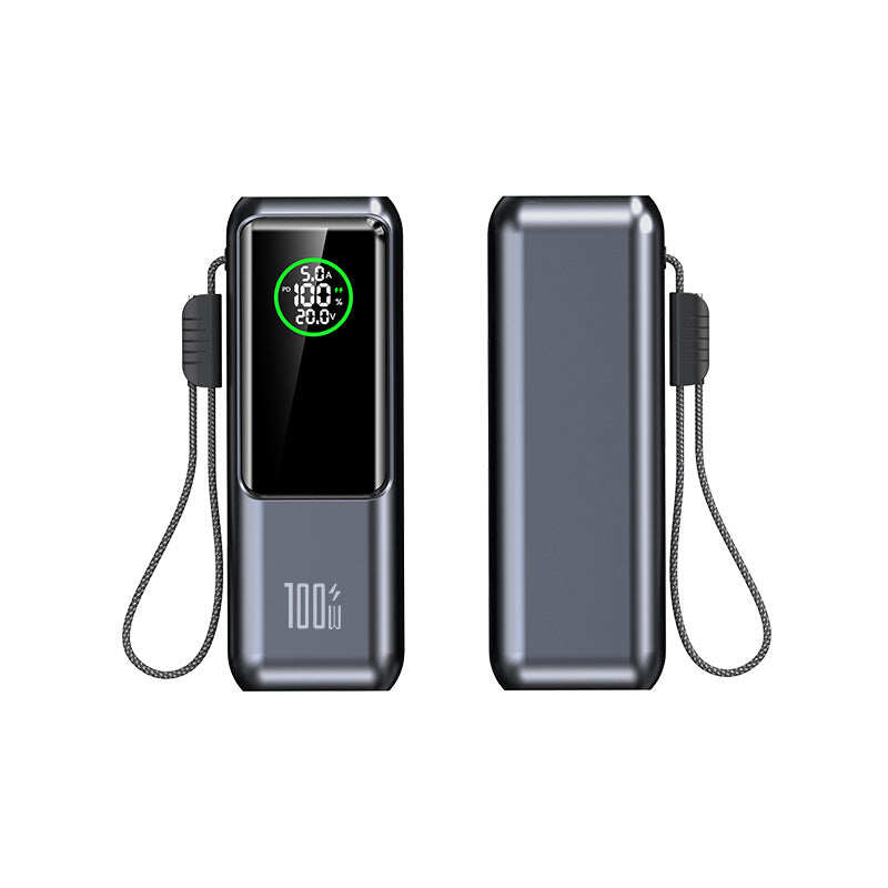 Portable Charger with Built-in Cable