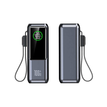 Portable Charger with Built-in Cable