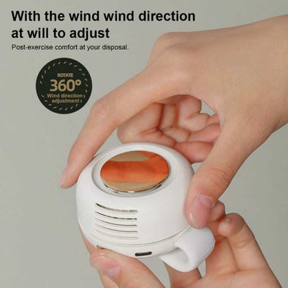 Small Whirlwind Clip Waist Neck Fan