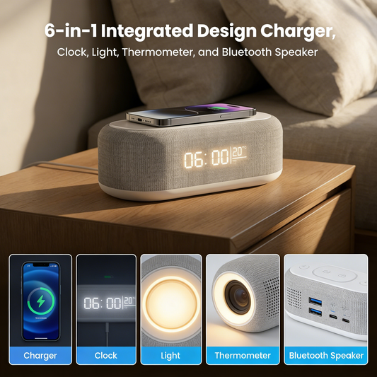 2026 HOT SALE 6-in-1 Wireless Charging Station