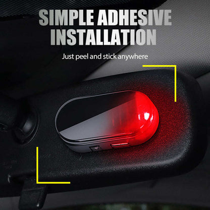 Solar Powered Car Anti-Theft Warning Light
