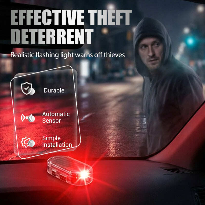 Solar Powered Car Anti-Theft Warning Light