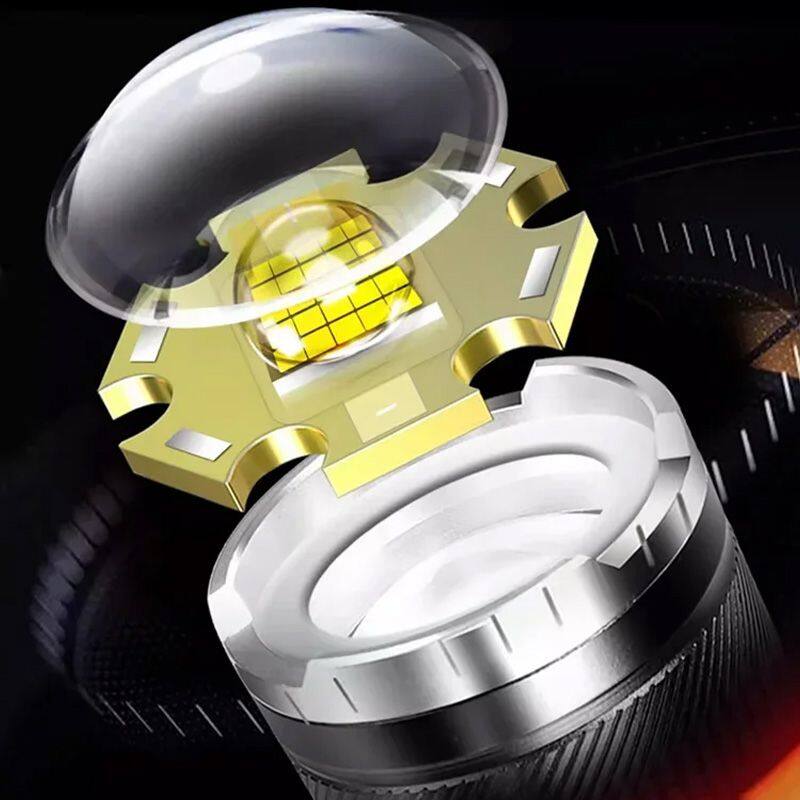 Super Strong Light Zoomable Flashlight