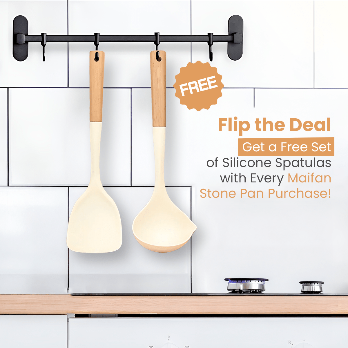 Premium Saucepan With Anti-Scald Wooden Handle
