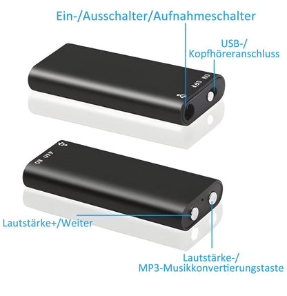 Mini Voice Recorder – Smart Sound Capture, Compact & Easy to Use, Long Battery Life