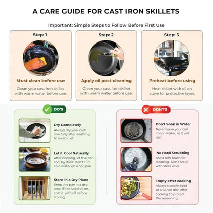 Multi-Purpose Iron Cast Non-Stick Pan