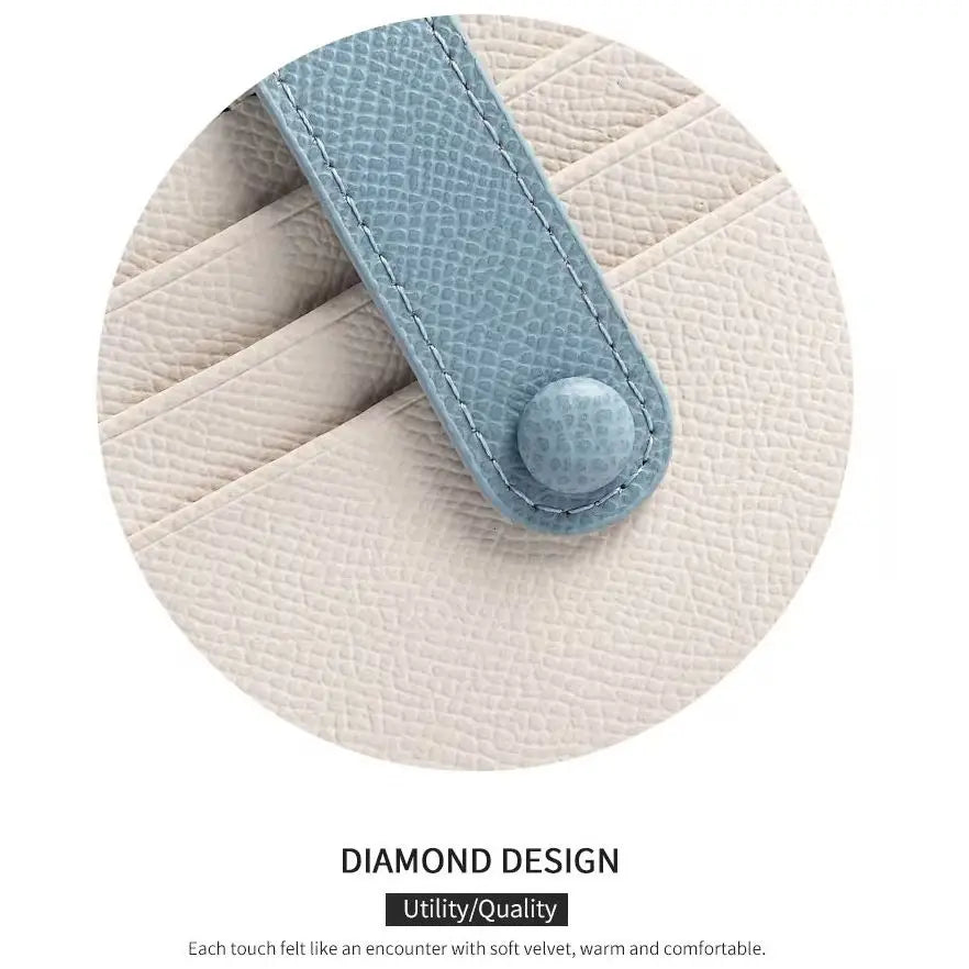 New Style Mini Keychain Wallet Short Length Coin Purse Creative Card Holder with Multi-Card Slots Polyester Lining