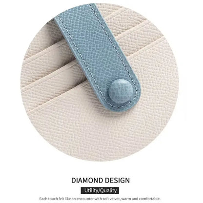 New Style Mini Keychain Wallet Short Length Coin Purse Creative Card Holder with Multi-Card Slots Polyester Lining