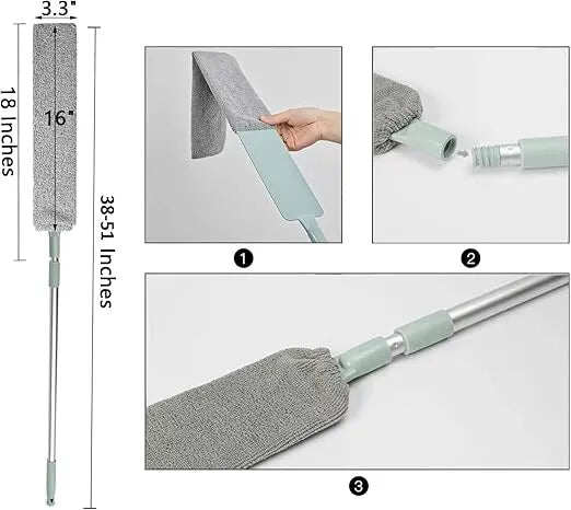 Flexible Gap Cleaner | Featherlight Microfiber | Quiet, Effortless Cleaning